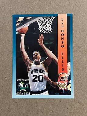 1992 Front Row - LaPhonso Ellis #97 Notre Dame Basketball Card